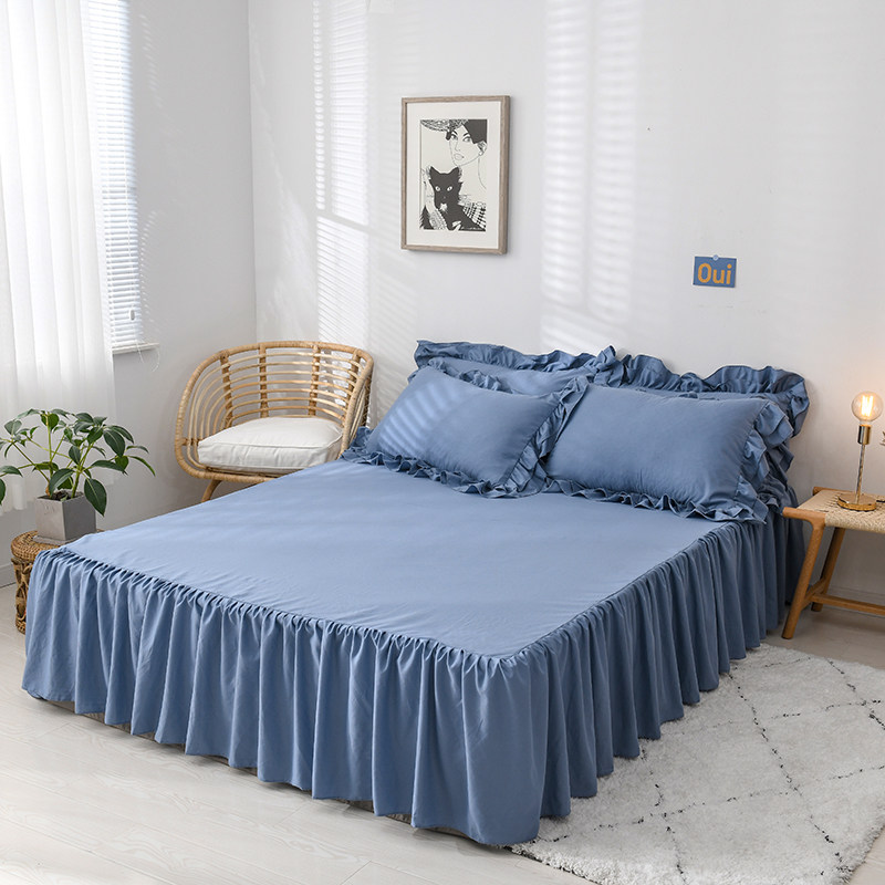 席梦思床罩床裙式床套单件防尘保护套1.5米1N.8m床单床垫床笠防滑,淘宝优惠券,粉丝福利购,淘宝优惠卷