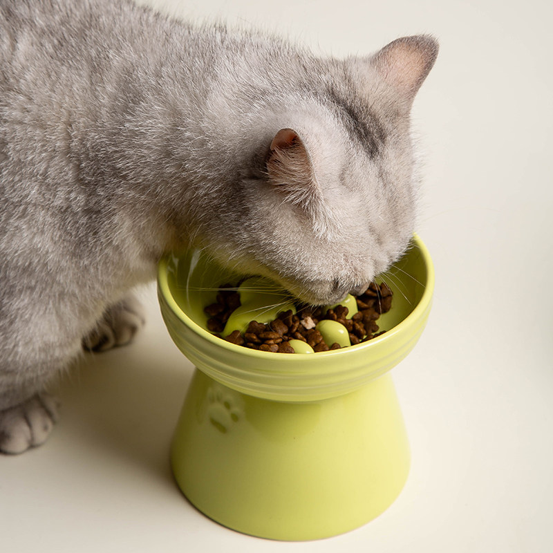 Petdebby宠物慢食碗防噎缓食陶瓷狗碗小型犬狗食盆高脚猫碗猫食盆,淘宝优惠券,粉丝福利购,淘宝优惠卷
