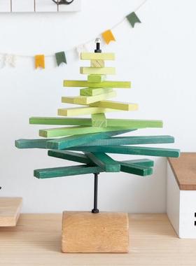 北欧树书架摆件文艺 创意家居柜子儿童开放格办公室桌面装饰