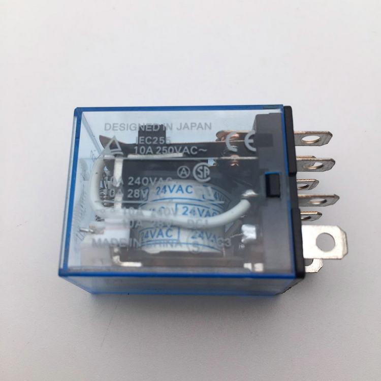 IEC255 DC12V 24V AC110V 220V 大八脚中间继电器10A底座 - 图1