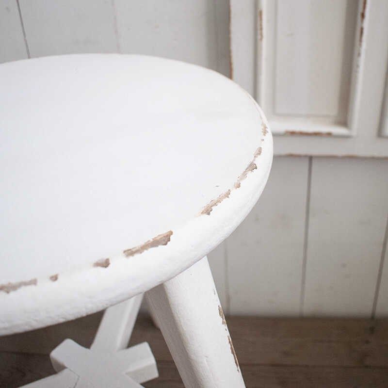 美式花架复古做旧实木圆形花凳庭院阳台花盆抬高架落地置物架椅子,淘宝优惠券,粉丝福利购,淘宝优惠卷