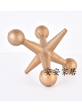 现代样板间软装家居金属几何创意书挡欧式别墅书柜摆设装饰柜书靠