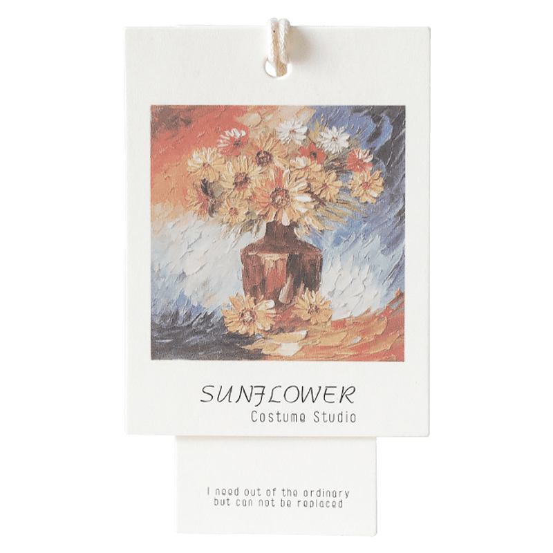 吊牌定做设计 服装小标签定制 订做衣服挂牌女装标价签印刷 产品 - 图3