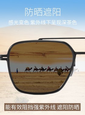 日夜两用偏光变色太阳眼镜墨镜男款开车专用级感防远光驾驶近视