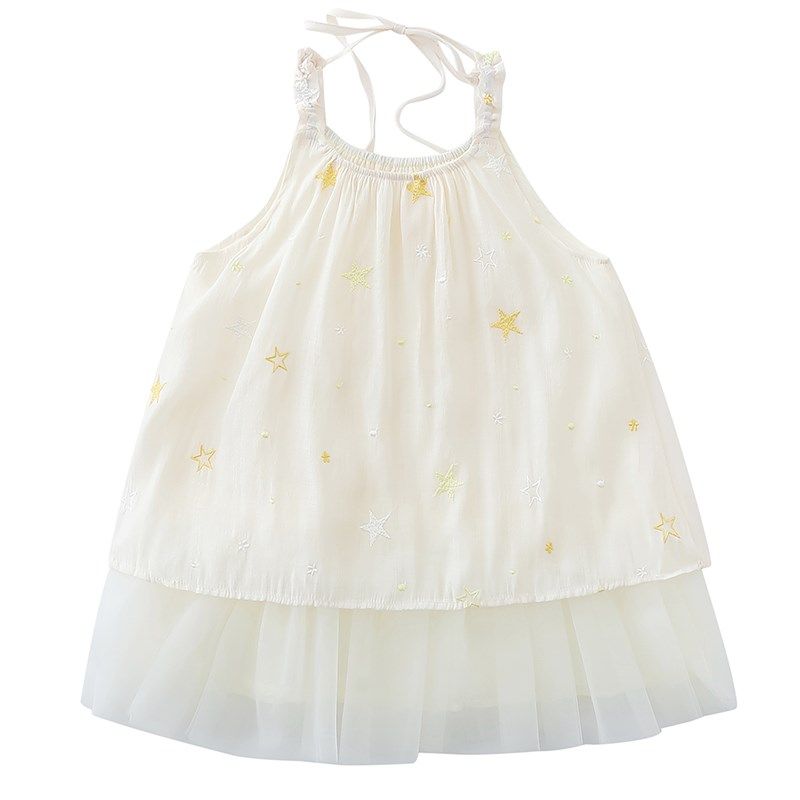 女童公主裙夏装2025夏季新款儿童甜美吊带网纱连衣裙女孩洋气裙子,淘宝优惠券,粉丝福利购,淘宝优惠卷