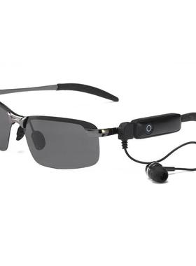 偏光太阳眼镜驾驶墨镜镜开车新款智能蓝牙男男士专用多功能耳机戴