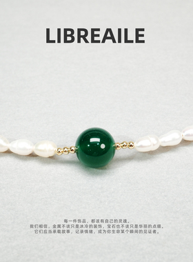 原创设计项链文艺小清新天然串珠