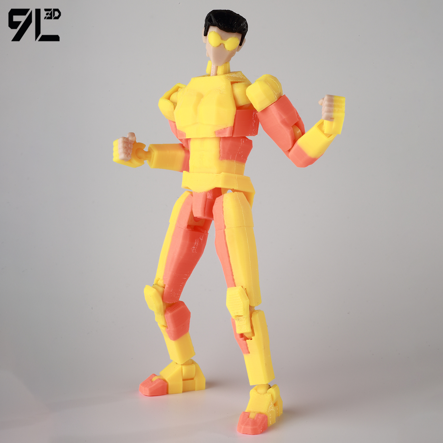 9L3D无敌小子多关节可动人偶防弹马克Dummy13 幸运13桌面手办模型 - 图2