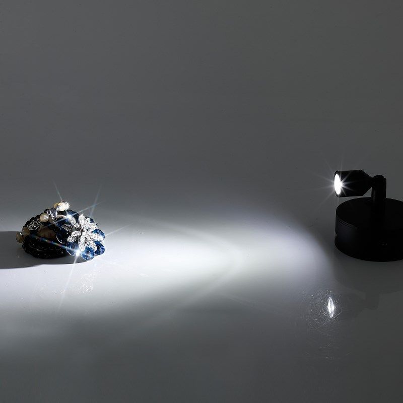 led无线可充电1W3W小射灯玻璃柜台射灯珠宝展柜灯展示立杆展会灯,淘宝优惠券,粉丝福利购,淘宝优惠卷