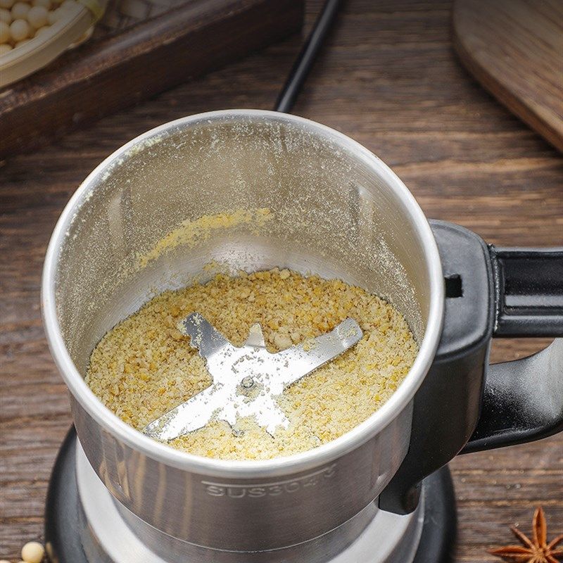 研磨机电动家用打粉机小型不锈钢磨粉机五谷杂粮S咖啡豆粉碎机迷,淘宝优惠券,粉丝福利购,淘宝优惠卷