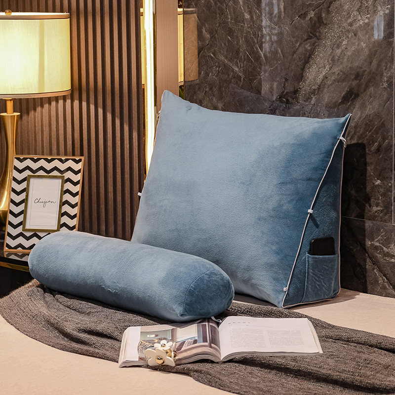 单人靠垫 欧式宿舍靠枕毛绒靠垫护腰靠背可拆洗卧室靠背飘窗抱枕,淘宝优惠券,粉丝福利购,淘宝优惠卷