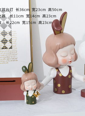 订结婚礼物实用送闺蜜摆件卧室床头柜灯创意轻奢女孩家居装饰摆设