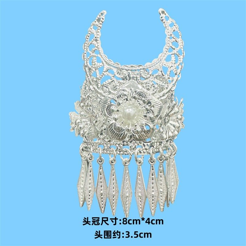 贵州千户苗寨文创苗族娃娃头饰diy模型玩偶配饰小帽子衣服,淘宝优惠券,粉丝福利购,淘宝优惠卷