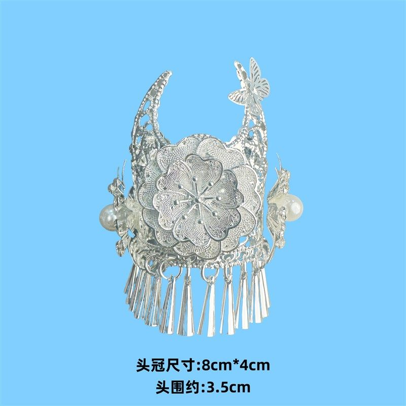 贵州千户苗寨文创苗族娃娃头饰diy模型玩偶配饰小帽子衣服,淘宝优惠券,粉丝福利购,淘宝优惠卷