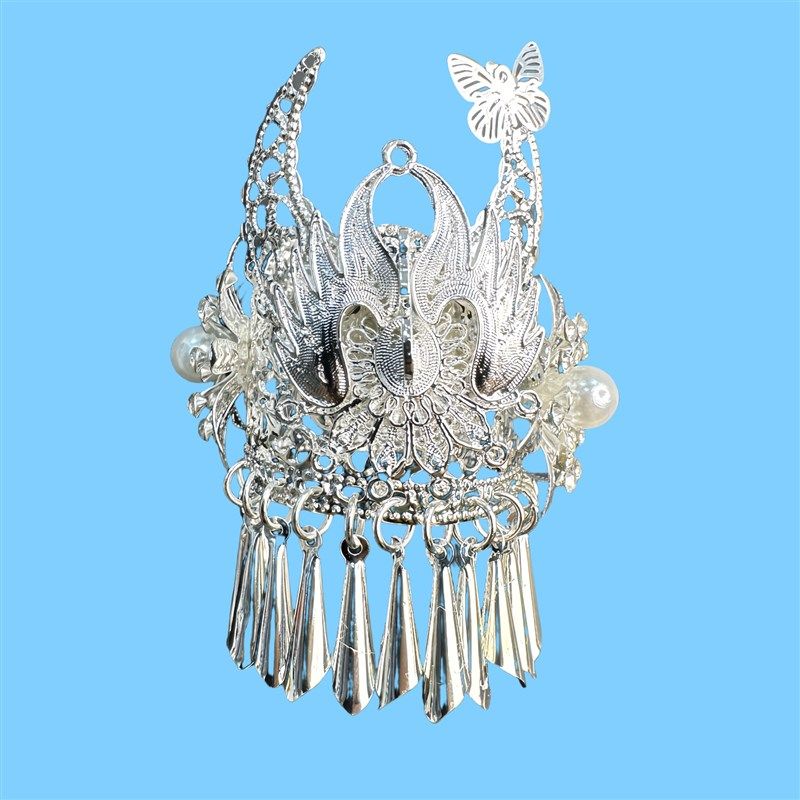 贵州千户苗寨文创苗族娃娃头饰diy模型玩偶配饰小帽子衣服,淘宝优惠券,粉丝福利购,淘宝优惠卷