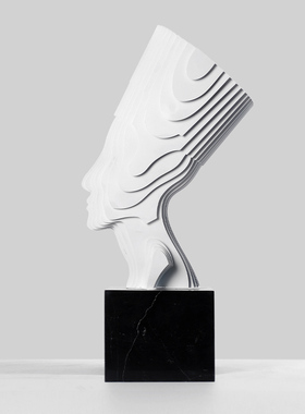 欧式家居人物雕塑艺术客厅玄关电视柜书柜抽象软装饰品样板间摆件