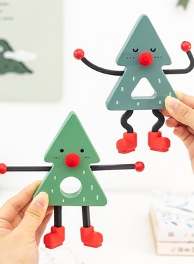 阿楹 可爱入门玄关钥匙托盘收纳挂架儿童房电视鞋柜书架治愈摆件