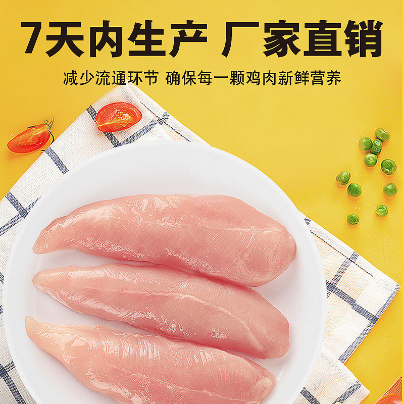 鸡胸肉冻干猫咪零食鸡脯肉鸡肉小零食猫粮幼猫增肥狗大块营养肉干 - 图1