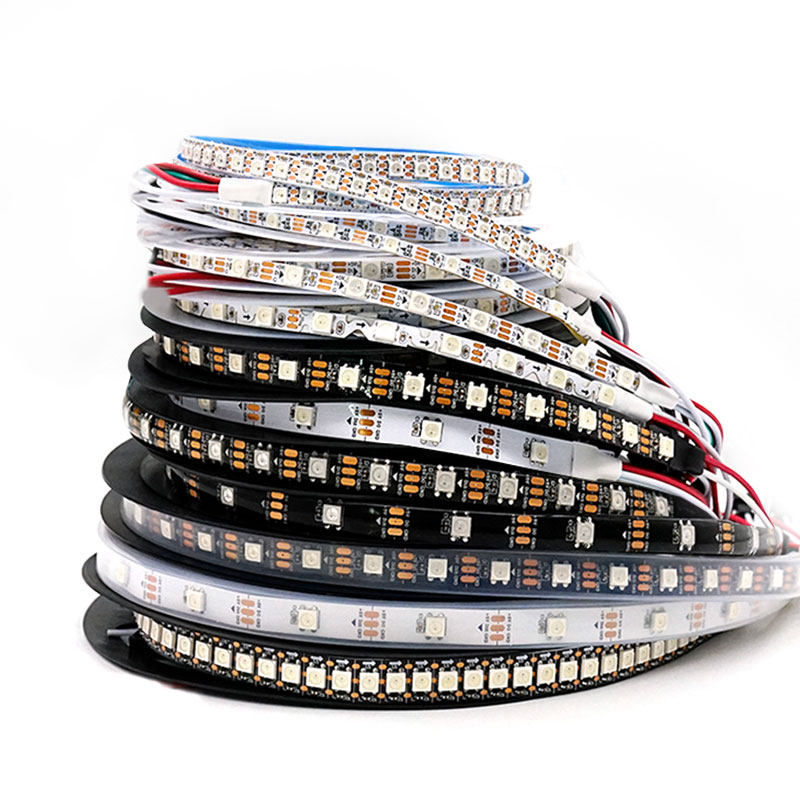 WS2812B幻彩LED灯带5V全彩5050灯珠内置IC炫彩单点单控编程软灯条,淘宝优惠券,粉丝福利购,淘宝优惠卷