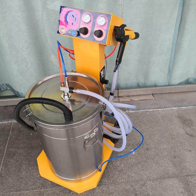 静电气动式喷涂喷涂机 静电粉末涂装机静电喷塑设备 静电喷塑机 - 图0