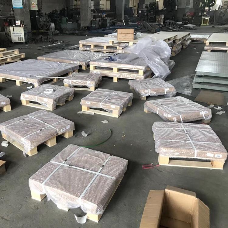 1-吨出口东南亚电子小地磅1.0*1.0米英文版110V加厚电子地磅称 - 图2