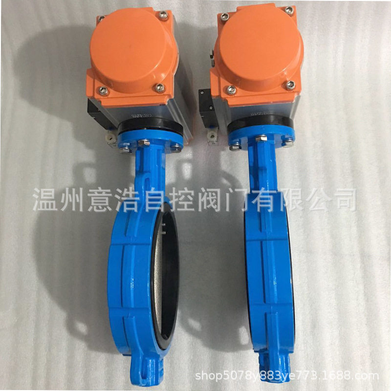 气动快速切断蝶阀D671X-16Q耐酸碱蝶阀球墨对夹式软密封304板,淘宝优惠券,粉丝福利购,淘宝优惠卷