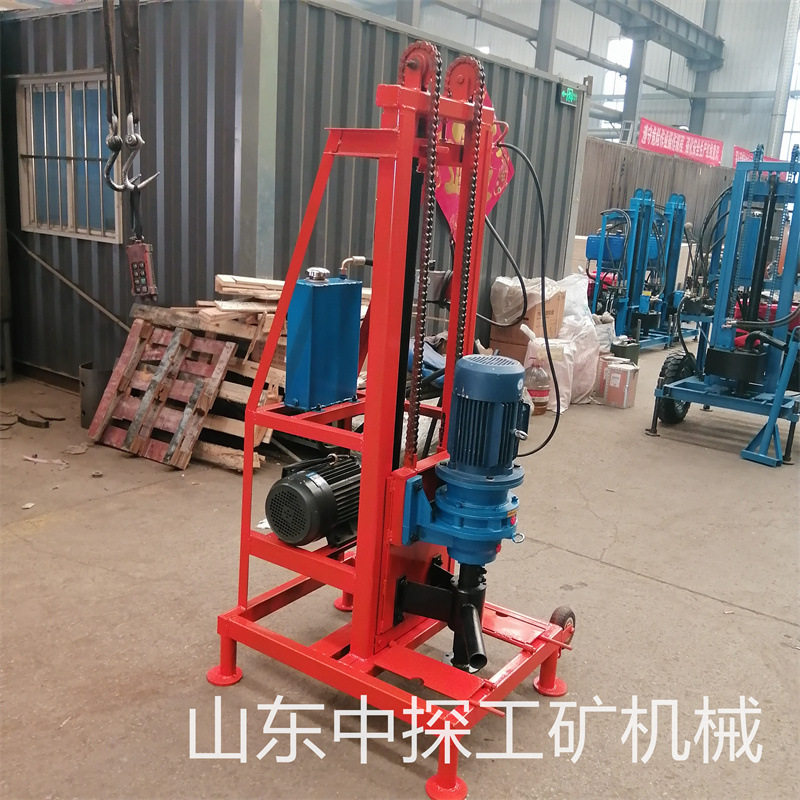 出口电动液压升降打井机 3kw家用灌溉钻井机 220V大功率打井设备,淘宝优惠券,粉丝福利购,淘宝优惠卷