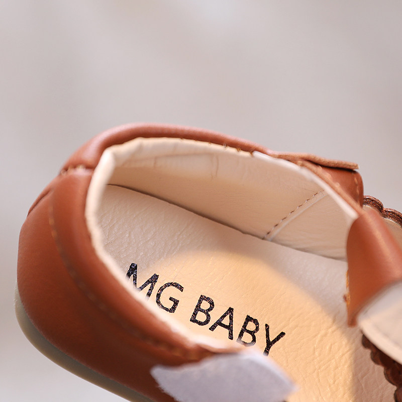 春秋新款儿童镂空小皮鞋2021年复古英伦风女童单鞋小童男宝豆豆鞋,淘宝优惠券,粉丝福利购,淘宝优惠卷