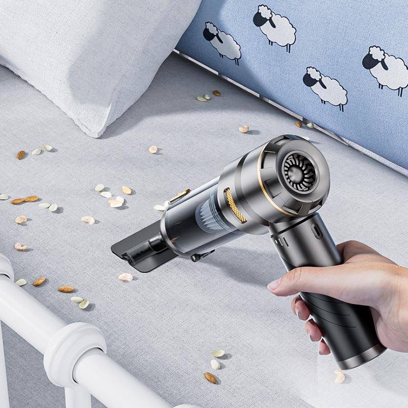 新款车载吸尘器家用充电便携式手持无刷小型吹尘器大吸力吸尘机 - 图2