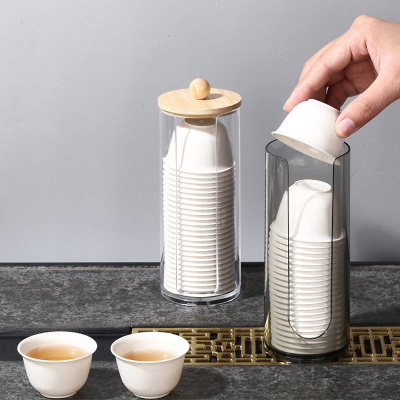 Food grade rice husk Kung Fu tea cup small cup thickened high temperature resistant travel tea set drinking tea tea tasting cup disposable tea cup