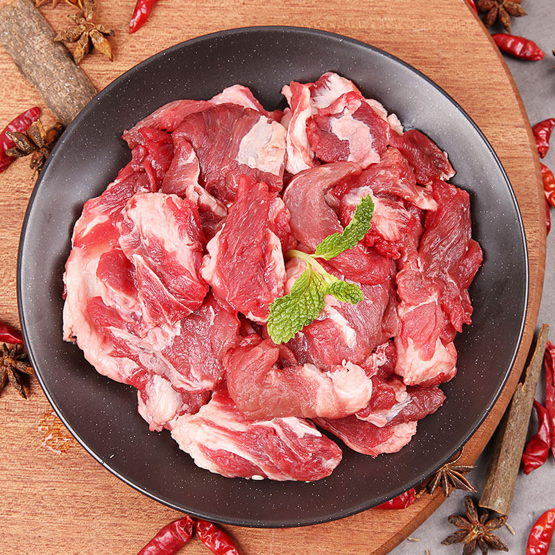 伊赛国产原切筋头巴脑4斤 谷饲牛肉半筋半肉冷冻牛肉烧烤肉食材,淘宝优惠券,粉丝福利购,淘宝优惠卷