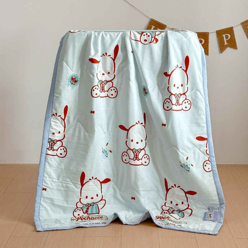 三丽鸥婴儿A类卡通可爱蓝色被子