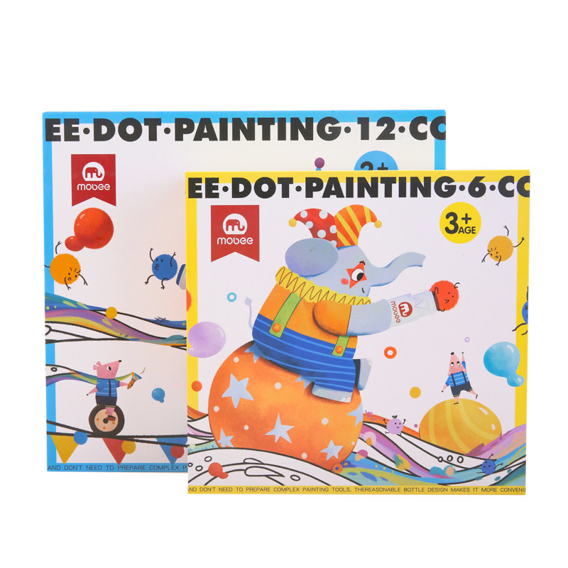 mobee儿童画画工具绘画套装水彩笔可水洗幼儿园2岁宝宝点点画套装,淘宝优惠券,粉丝福利购,淘宝优惠卷