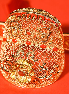 朱炳仁【连中三元状元帽】新品高档摆件中式玄关国潮轻奢创意摆设