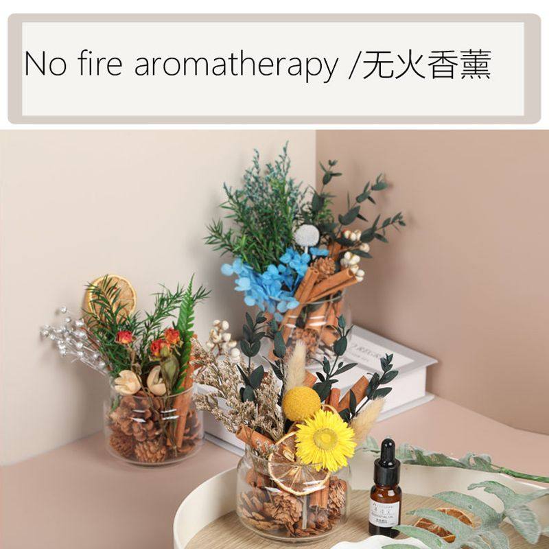 干花香薰摆件精油清新家用室内卫生间肉桂空气无火持久扩香礼物,淘宝优惠券,粉丝福利购,淘宝优惠卷