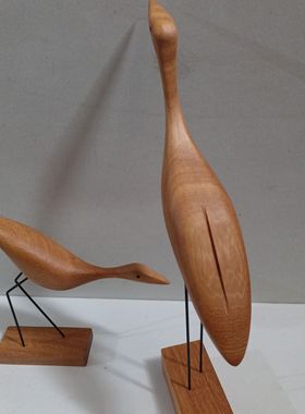 北欧风格胡桃木摆件家居软装样板房创意实木木制工艺礼品高级书房