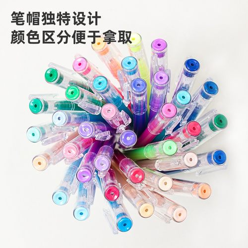 languo/蓝果绘画手帐笔套装 彩色绘画手账专用做笔记大容量可叠色 - 图2