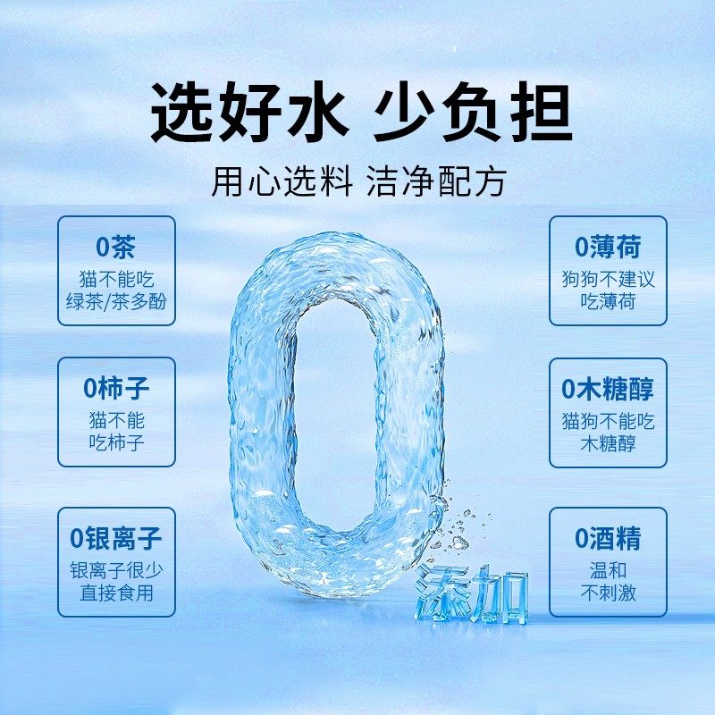 喜萌宠物漱口水狗狗猫咪可食用口腔益生菌洁齿水清洁牙齿口气清新,淘宝优惠券,粉丝福利购,淘宝优惠卷