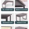 Desktop storage rack removable hole board desk student home office bookshelf storage organizer storage rack