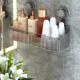 Suction cup storage rack without punching wall hanger bathroom bathroom sink kitchen storage box bathroom storage box