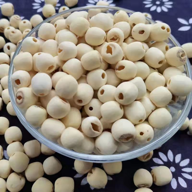 湖南正宗莲子干货饱满去芯白莲子500g大袋装新货绿色滋原料新鲜 - 图1