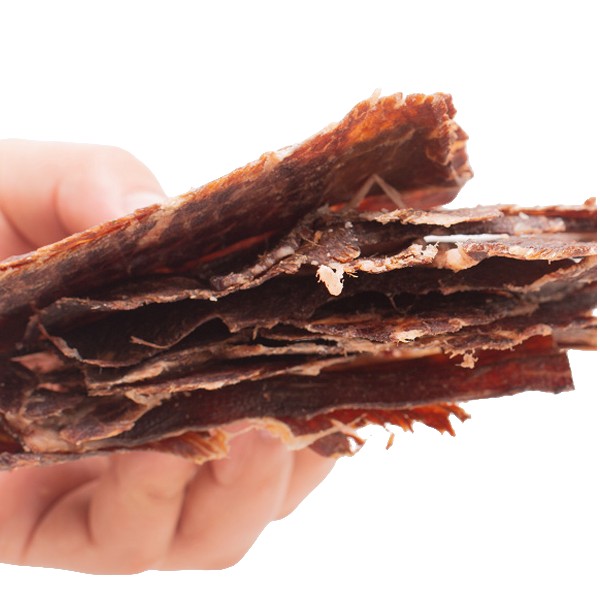 季沣原切安格斯牛肉干谷饲牛排脆片解馋薄脆休闲零食谷饲牛肉干 - 图1