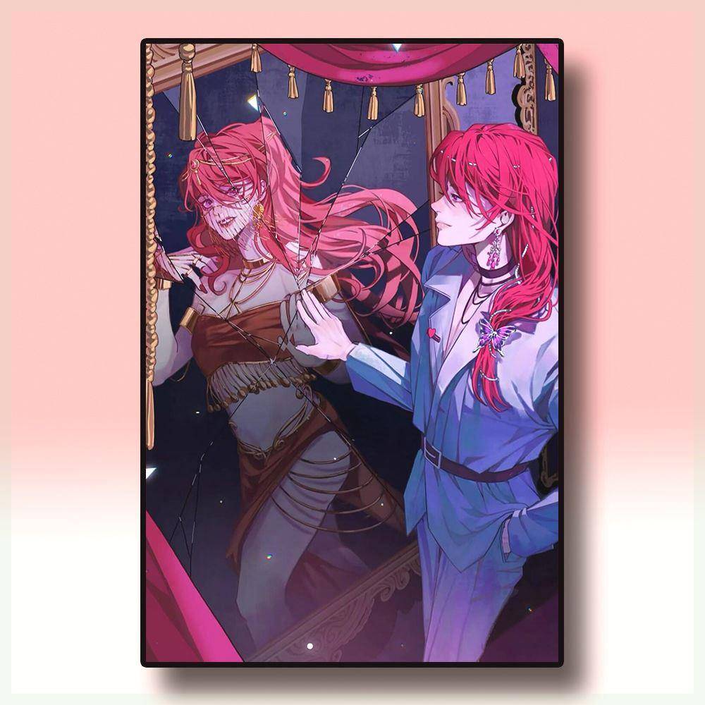 Jing Feng Queen of Hearts decorative painting diy digital oil painting I am a god in the thriller game high-value coloring painting