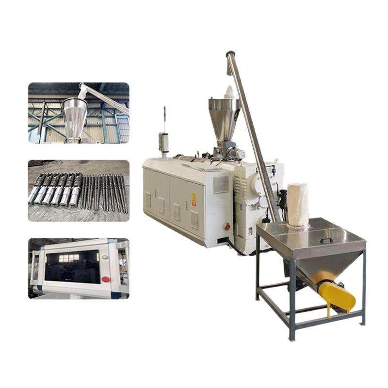 厂家供应pvc管材挤出机PVC一出四双螺杆给水管管材挤出生产机械,淘宝优惠券,粉丝福利购,淘宝优惠卷