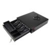 Cash box commercial 405 five-grid three-speed cash box with lock cash box convenience store cash register cash box can be used independently