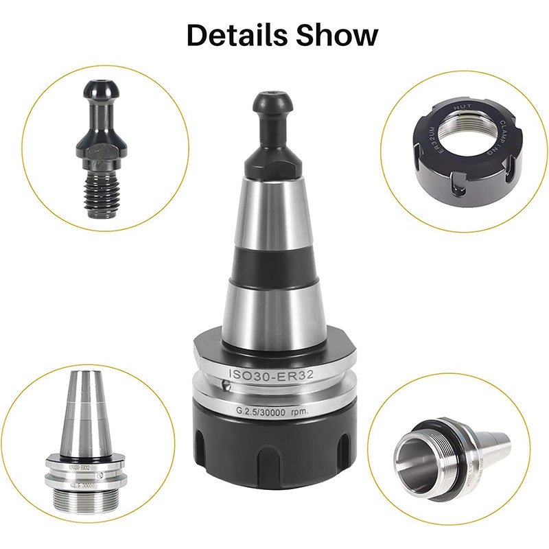 ISO20 ISO30 ER16MS ER20MS ER32动平衡数控刀柄G2.5 30000RPM,淘宝优惠券,粉丝福利购,淘宝优惠卷