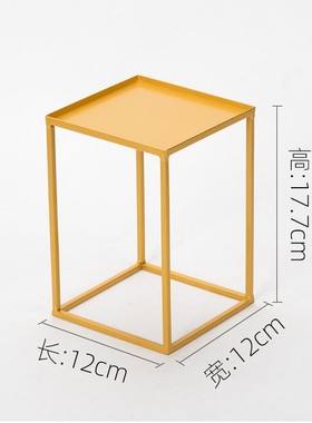 家居装饰品工艺品艺术品花瓶盆栽桌面摆饰金属底座托架陈列架摆件