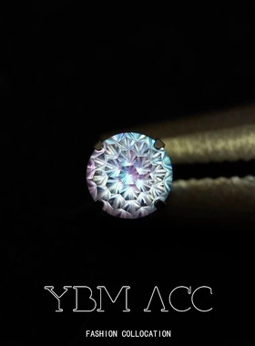 爆闪绿色烟花切耳钉绝美奢华中性