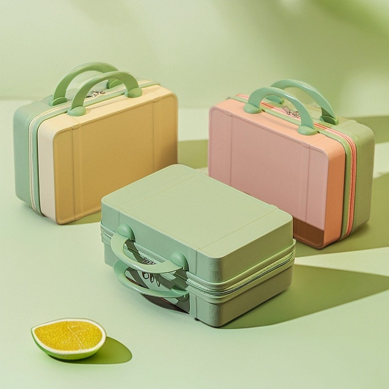 定制小型化妆箱迷你小行李箱14寸手提箱收纳包便携旅行箱密码箱子,淘宝优惠券,粉丝福利购,淘宝优惠卷