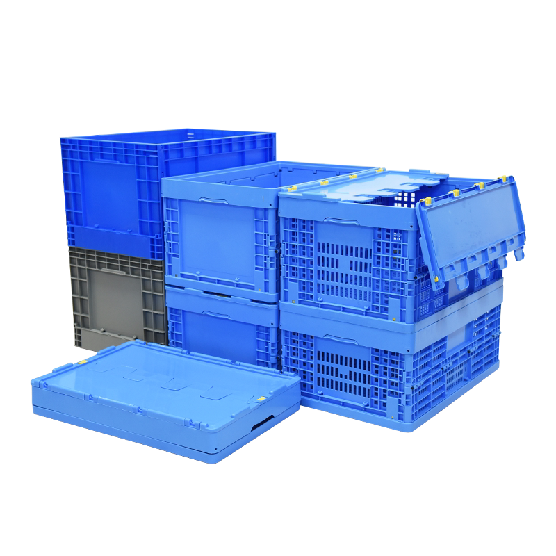 可折叠收纳塑料箱筐沥水带盖镂空长方形周转筐收纳筐折叠仓储箱筐,淘宝优惠券,粉丝福利购,淘宝优惠卷